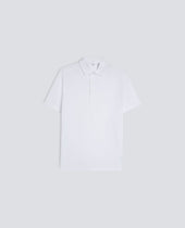 POLO IN JERSEY DI COTONE - BIANCO