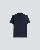 POLO IN JERSEY DI COTONE - NAVY