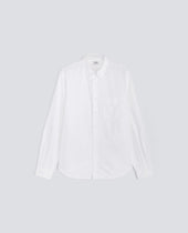 CAMICIA IN COTONE OXFORD CON COLLO BUTTON DOWN - BIANCO