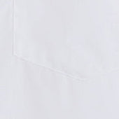 Camicia Classica In Cotone Con Taschino Bianco