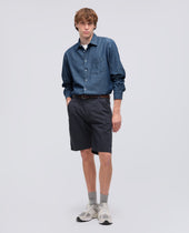 Camicia In Chambray Di Cotone Giapponese Medio