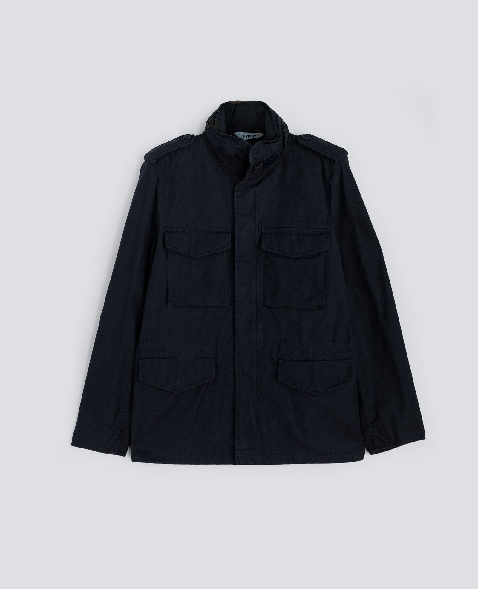 Mini Field Jacket In Gabardina Di Cotone