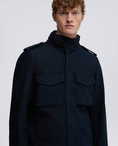 Mini Field Jacket In Gabardina Di Cotone
