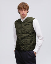 Mini Field Jacket In Gabardina Di Cotone Militare