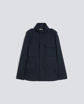 MINIFIELD COT IN POPELINE DI COTONE NYLON STRETCH - NAVY