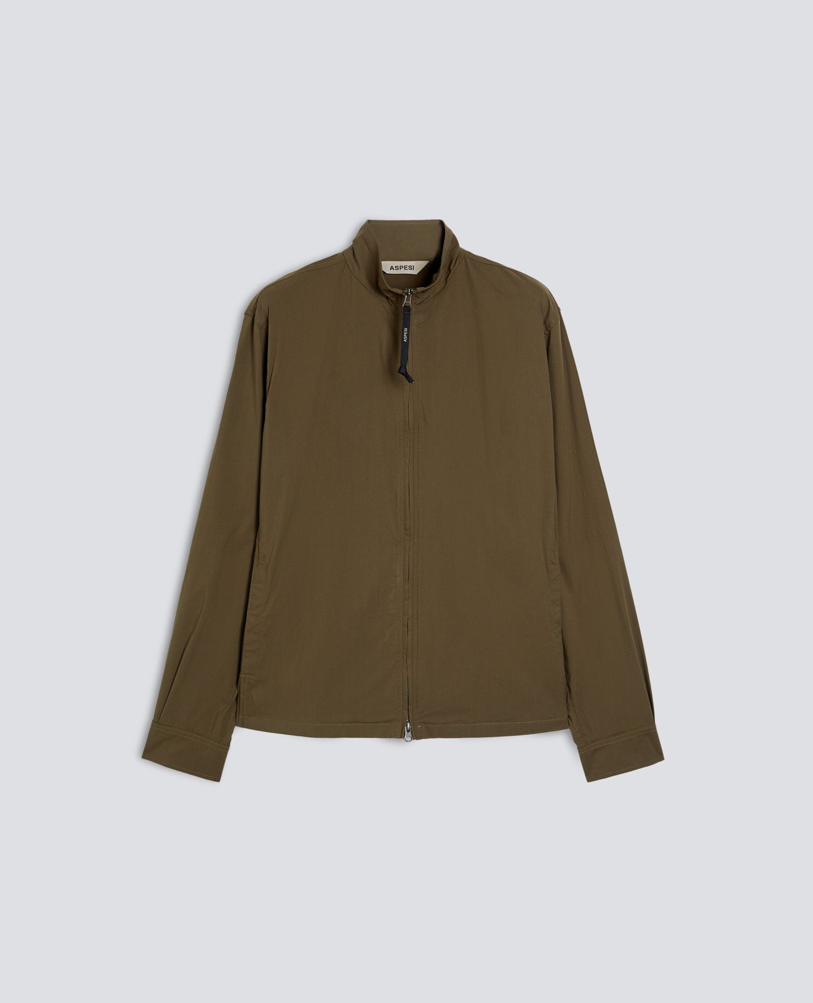Giubbotto Kong In Popeline Di Cotone Nylon Stretch Militare