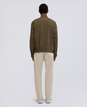 Giubbotto Kong In Popeline Di Cotone Nylon Stretch Militare