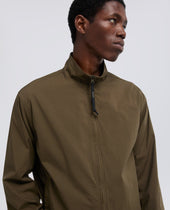 Giubbotto Kong In Popeline Di Cotone Nylon Stretch Militare