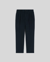 Slim Banana Trousers In Cotton Gabardine