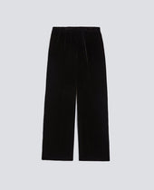 WIDE TROUSERS IN SMOOTH VELVET