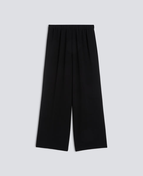 CADY CREPE TROUSERS WITH ELASTIC