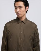 Overshirt In Nylon Idrorepellente Militare
