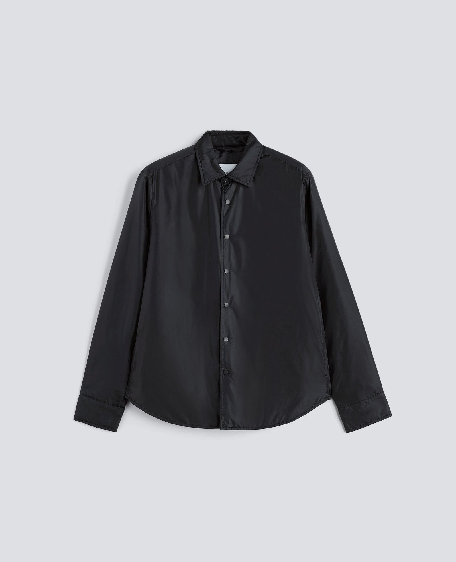 Overshirt In Nylon Idrorepellente Nero