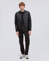 Overshirt In Nylon Idrorepellente Nero