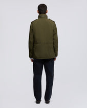 Field Jacket New Camp In Nylon Tinto Capo Militare
