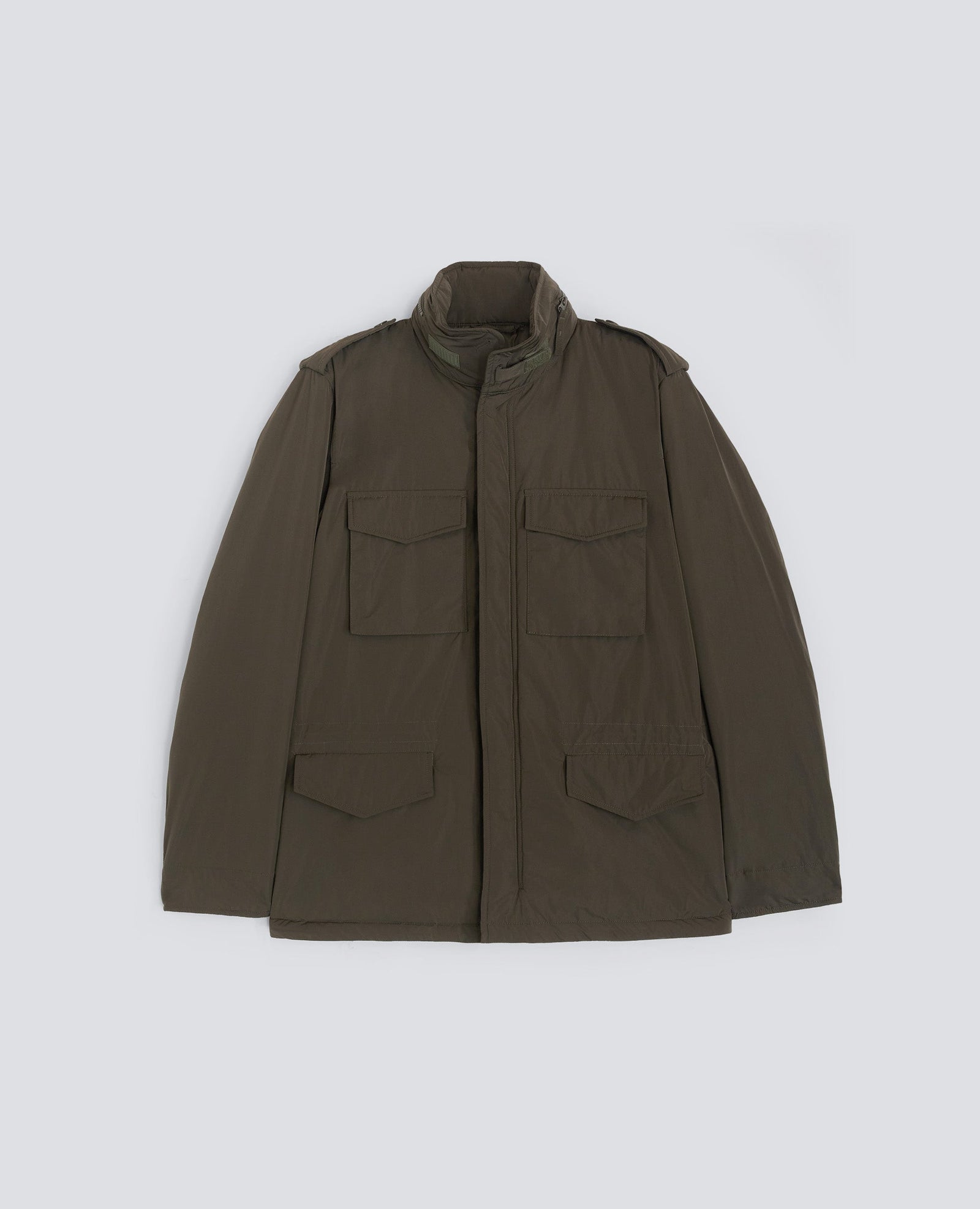 Field Jacket Mini Field Vento In Nylon Militare