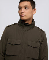 Field Jacket Mini Field Vento In Nylon Militare