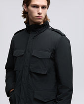 Field Jacket Mini Field Vento In Nylon Nero