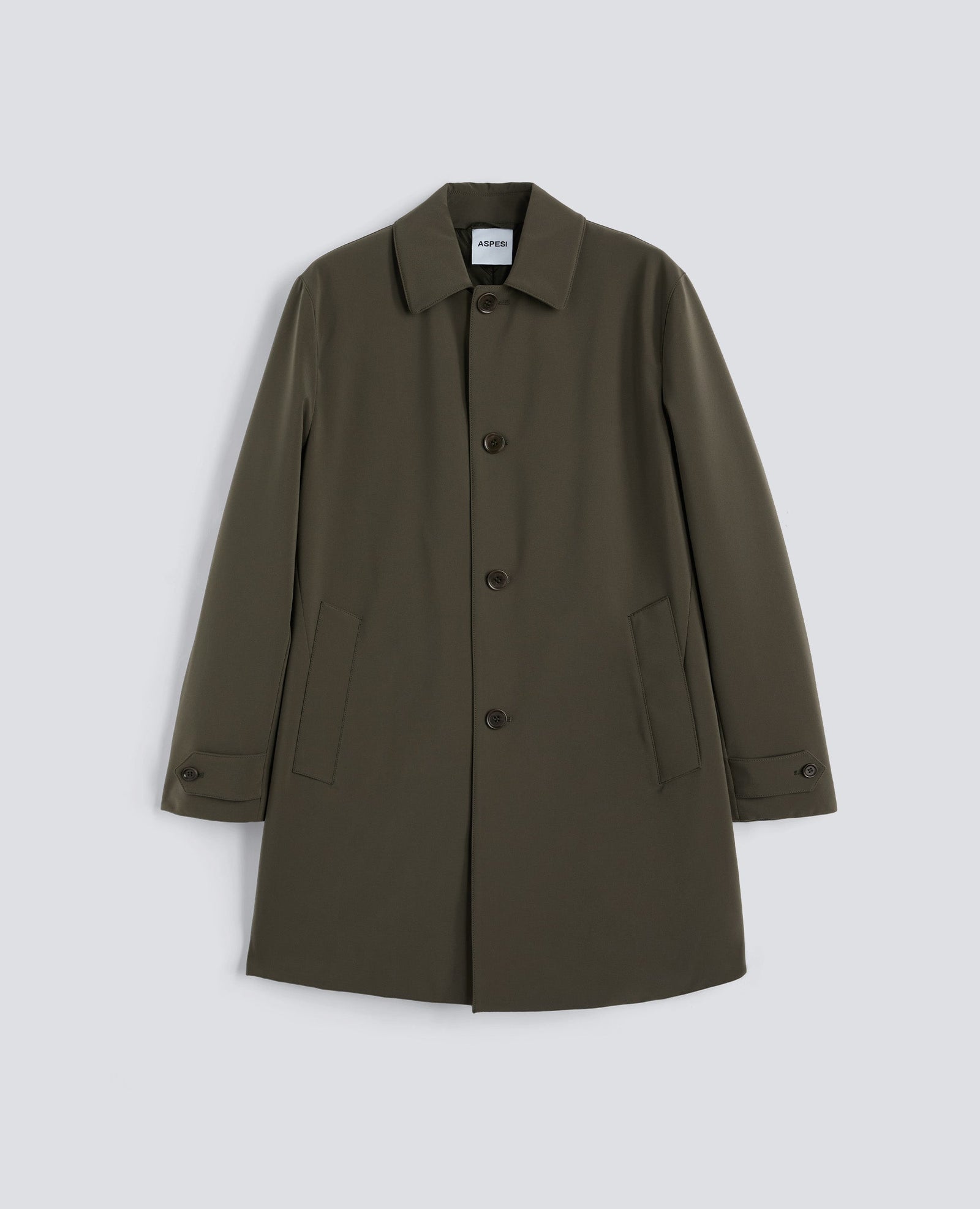 Cappotto Perfetto In Poliestere Militare