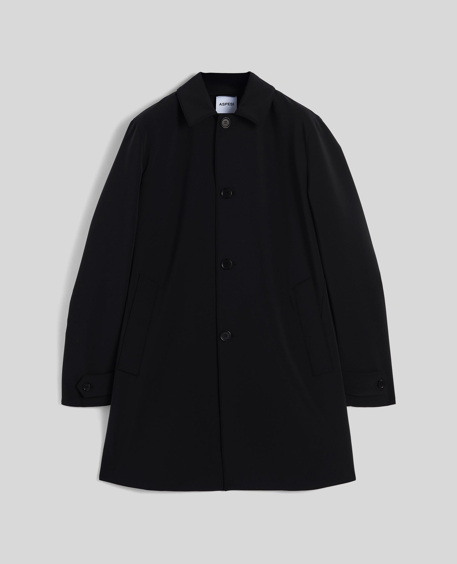 Cappotto Perfetto In Poliestere Nero