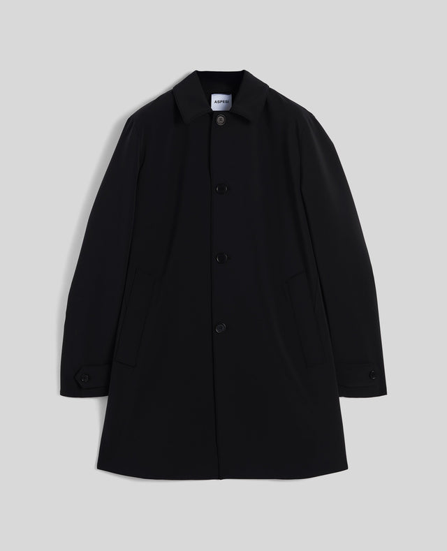 CAPPOTTO PERFETTO IN POLIESTERE - NERO