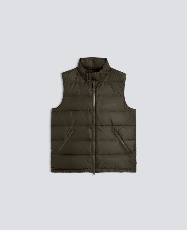 GILET PIUMA SLIM RE IN NYLON - MILITARE