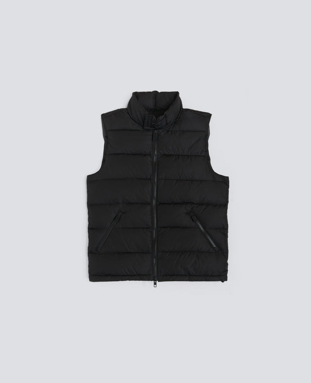 GILET PIUMA SLIM RE IN NYLON - NERO