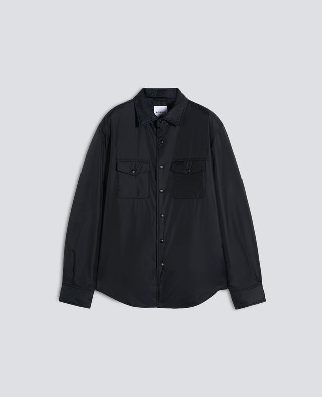 CAMICIA 13 PIU' IN NYLON - NERO