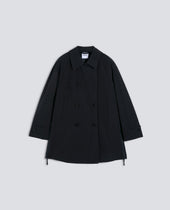 Scarlett Short Cotton Blend Trench Coat