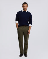 Maglia Girocollo In Lana Shetland