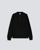 POLO A MANICHE LUNGHE - NERO