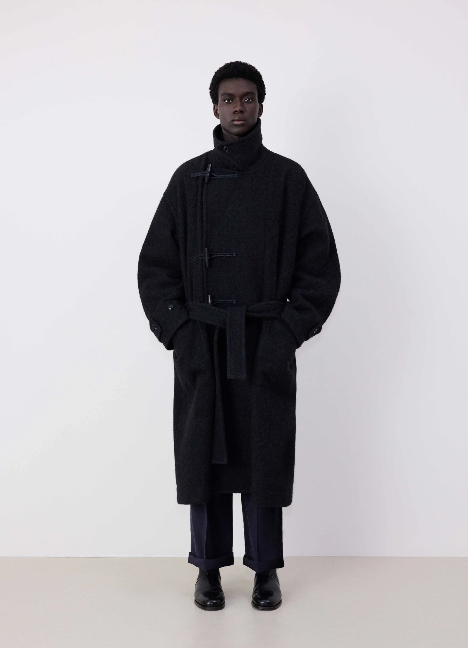 Duffle Coat In Wool Alpaca