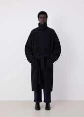 DUFFLE COAT IN WOOL ALPACA
