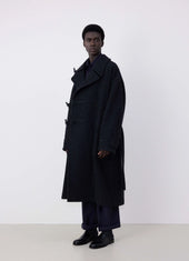 Duffle Coat In Wool Alpaca