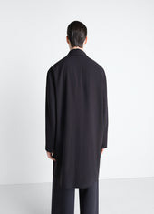 Soft Suit Coat In Wool Crepe