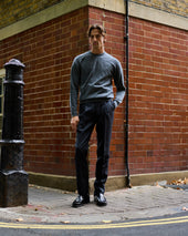 Cashmere Crew Neck In Grey M Lange