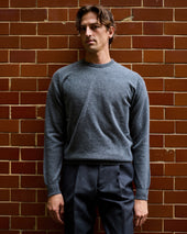 Cashmere Crew Neck In Grey M Lange