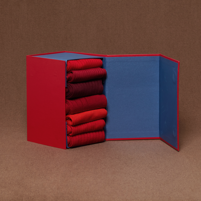 Coffret 7 nuances de rouge - Mi-mollet