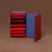 Coffret 7 nuances de rouge - Mi-bas
