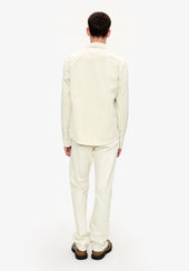 Embroidered logo overshirt