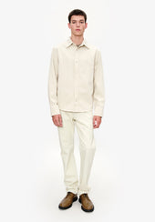 Embroidered logo overshirt