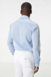 Chemise Slim Massimo bleue