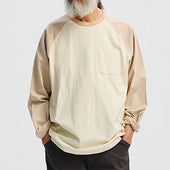 Colour Block Raglan T Shirt