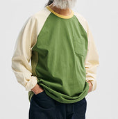Colour Block Raglan T Shirt