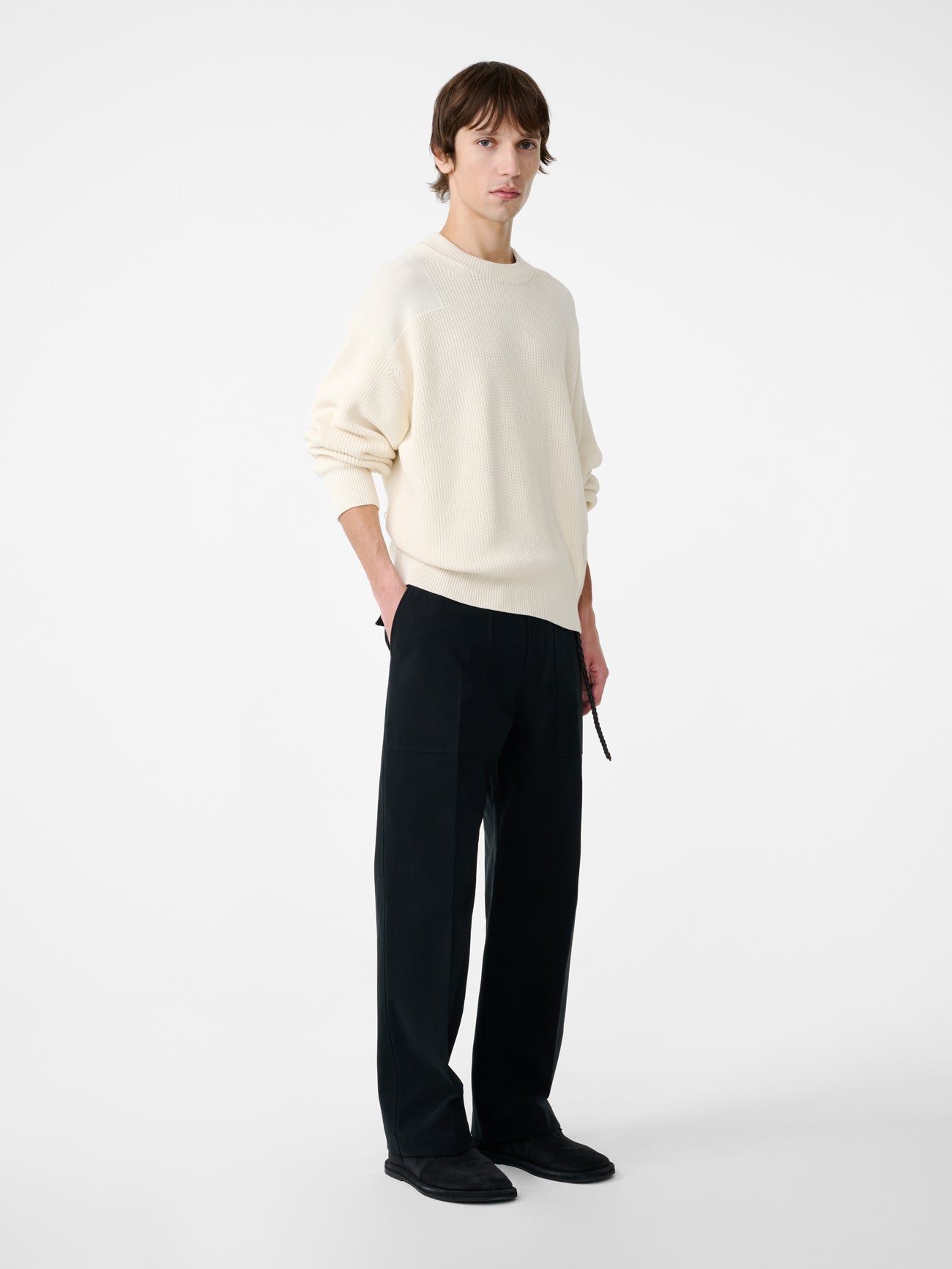 Combo Knit In Parchment