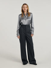 Chalk Stripe Sash Trousers
