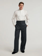 Chalk Stripe Sash Trousers