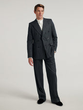 Chalk Stripe Sash Trousers