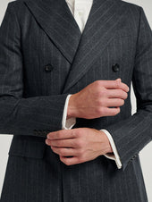 Chalk Stripe Double Breasted Jacket