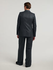 Chalk Stripe Double Breasted Jacket